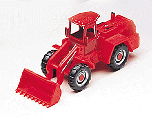 Construction Equipment - Wheel Loader -- Red