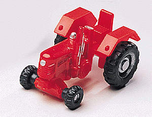 Farm Machinery - Tractor -- Red