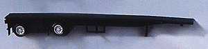 Trailer Only - Spread Axle Flatbed -- Black