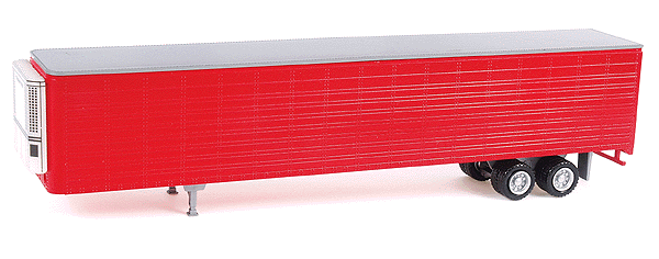 Trailer Only - 53' Dual-Axle Reefer Van -- Red