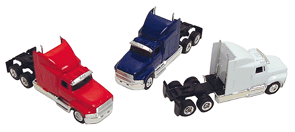 American Trucks - Tractor Only - Ford Aeromax 9000 3-Axle -- Red