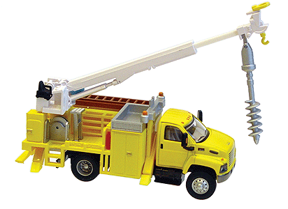 GMC Topkick 2-Axle -- City Power (yellow)