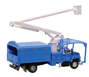 City Service Truck - GMC Topkick 2-Axle -- Light Blue