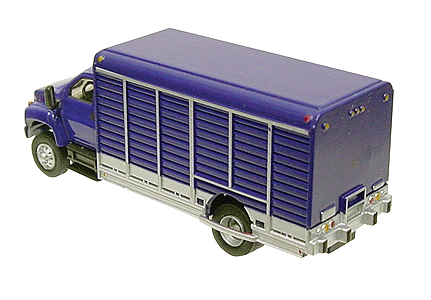 2-Axle Beverage Delivery Truck - GMC Topkick -- Blue