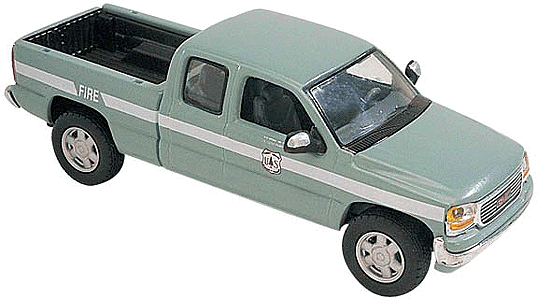 American Trucks - GMC Sierra Pick Up w/Extended Cab -- US Forest Service (green)
