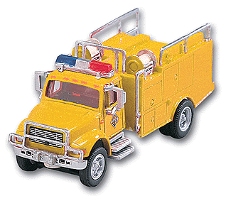 Emergency International(R) Brush Fire Pumper/Tanker w/2-Door Cab -- Solid Yellow