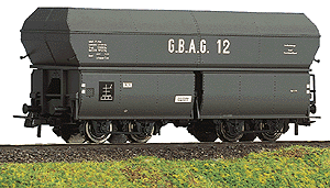 4-Axle Self Discharging Coal Car -- "Gelsenkirchener Bergwerks AG" Era II