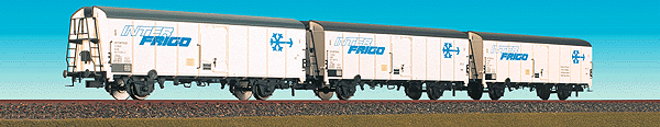 ST 1 Refrigerated Cars Set of 3 -- Inter Frigo NS #8019502-3, 8031407-9, 8104006-1