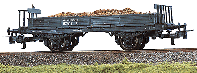 Low-Sided Gravel Car -- Wurttemberg Era I