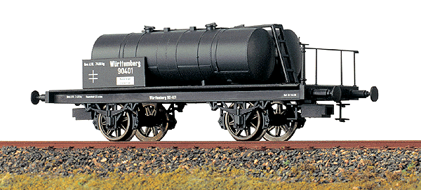 Water Tank Car -- Royal Wurrtemburg State Railways (K.W.St.E) #90401 Era I