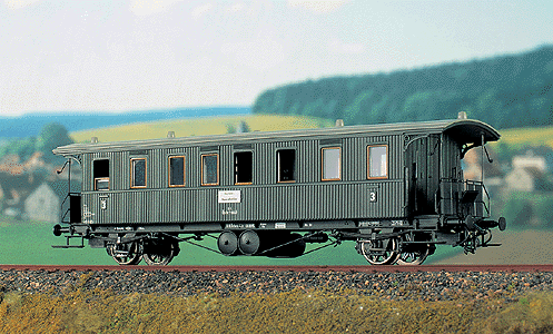 Ribbed Passenger Car -- OBB 3rd Class