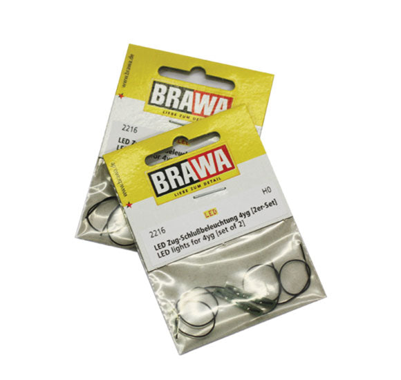 Marker Light LEDs -- Fits Brawa 4YG Passenger Cars pkg(2)