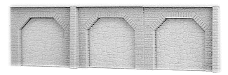 Enclosed Stone Arch Wall -- 4-3/4 x 2" (12 x 5cm)