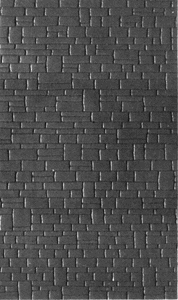 Plastic Sheets pkg(2) -- Masonry Slabs (Brick Red)