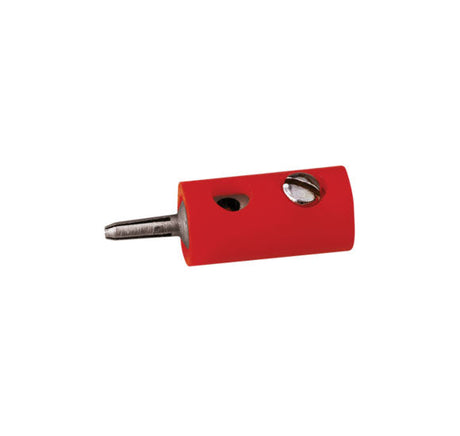 Round Plugs w/Crossover Hole -- Red