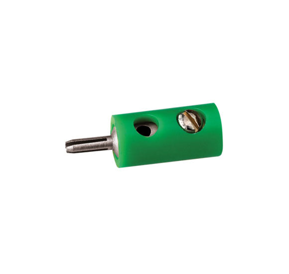 Round Plugs w/Crossover Hole -- Green