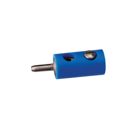 Round Plugs w/Crossover Hole -- Blue