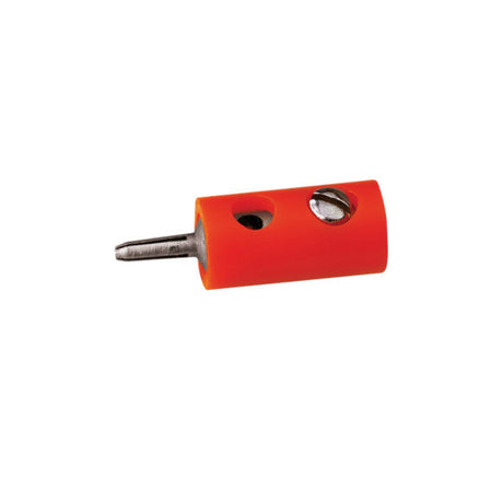 Round Plugs w/Crossover Hole -- Orange