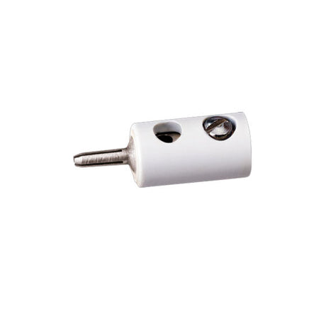 Round Plugs w/Crossover Hole -- White