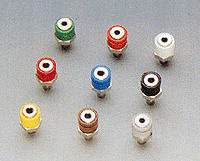 Panel Sockets pkg(10) -- Yellow