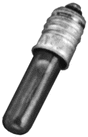 Festoon Bulb -- Candle, Amber - Fits Socket Size E5.5, 19V, 65mA