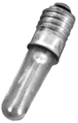 Festoon Bulb -- Candle, Clear - Fits Socket Size E5.5, 19V, 65mA