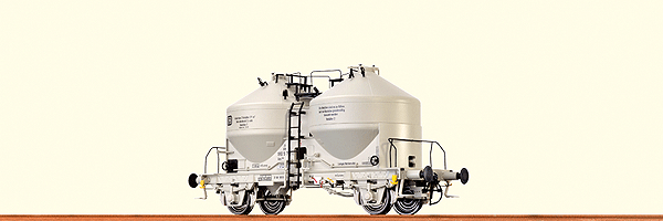 Type Ucs 908 Cement Silo Car - Ready to Run -- German Federal Railway DB #21 80 910 5 712-3 (Era IV, beige)