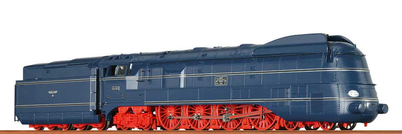 Class 06 Streamlined 4-8-4 - 3-Rail w/Sound, Digital & Smoke -- German State Railroad DRG #06 001 (Era II, blue, red)