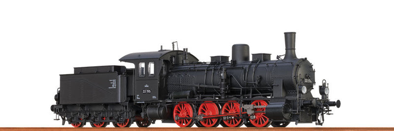 Steam Class G 7.1 0-8-0 - 3-Rail - Sound, Digital & Smoke Equipped -- Prussian/Austrian Railways BBO #55 196 (Era III, black, red)