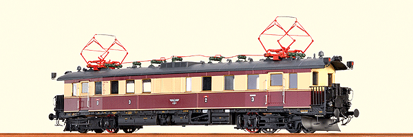 Class ET 89 Rubezahl Electric  Railcar - Standard DC -- With Snow Plow, German State Railway DRG #ET 89 11 (Era II, red, cream, blac