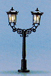 Baden-Baden Park Light-Dual Lamp -- 50mm Height