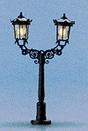 Baden-Baden Park Light-Dual Lamp -- 50mm Height