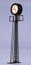 Clock on Lattice Mast