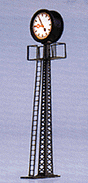 Clock on Lattice Mast