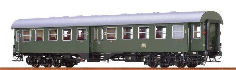 Type B4yge Coach - Ready to Run -- German Federal Railroad DB #76 130 Esn (Era III, green, silver)