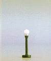Park Light Single Globe -- 7/8" Height (dark green)