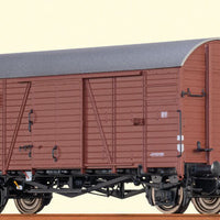 Type Gms 30 Oppeln Wood Boxcar - Ready to Run -- German Federal Railroad DB #220 574 (Era III, Boxcar Red, gray)