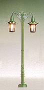 Historic Park Light -- Double-Arm Hanging, Height: 3-1/2"  8.9cm