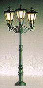Historic Park Light -- Triple-Arm Upright, 3-1/2" Height