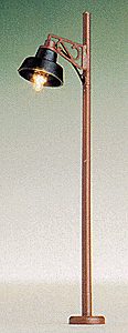 3" Station Light w/Wooden Mast -- One Arm