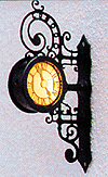Illuminated Clock -- Historic Wall Clock - Baden-Baden