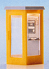 Telephone booth-lighted