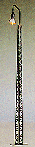 Lattice Mast Light -- Narrow Rectangular Mast, 6" Height