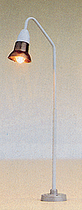 Street Light -- Curved Mast, Single-Arm, 4" Height