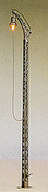 Lattice Mast Light -- Single Arm, 6" High