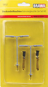 Pin-Socket System Two-Arm Platform Light -- pkg(2)