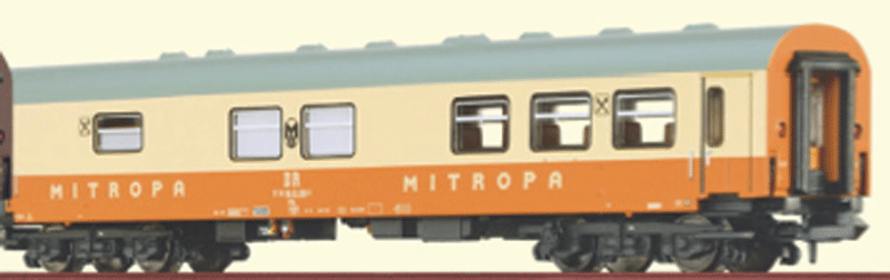 Type WRge Diner - Ready to Run -- German State Railways DR #51 50 88-15 038-5 (Era IV, cream, orange, gray)