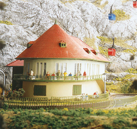 "Schauinsland" Station Buildings - Summit & Valley Station -- 6 X 5-3/16" ea