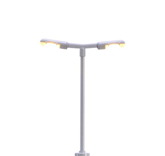 double Platform LED Light with Plug and Socket Base -- 2-3/16"  5.5cm