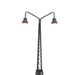 Lattice Boom Double-Arched LED Light with Plug and Socket Base -- 2-3/4"  7cm